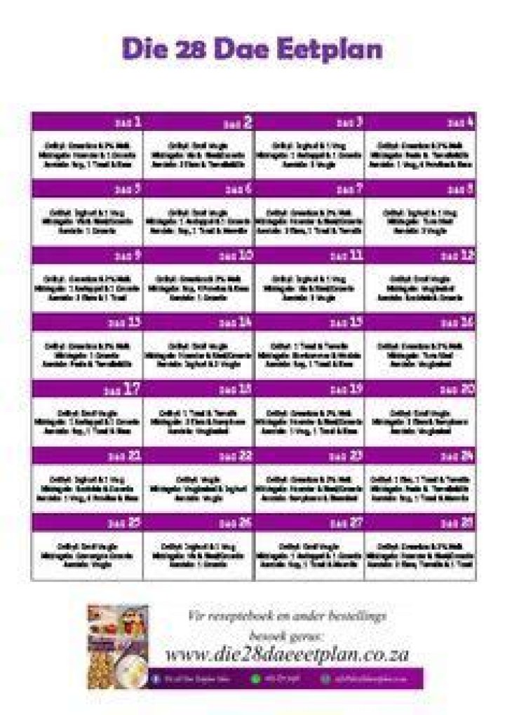 28 DaaE Dieet Plan PDF – Easy Weight Loss Guide