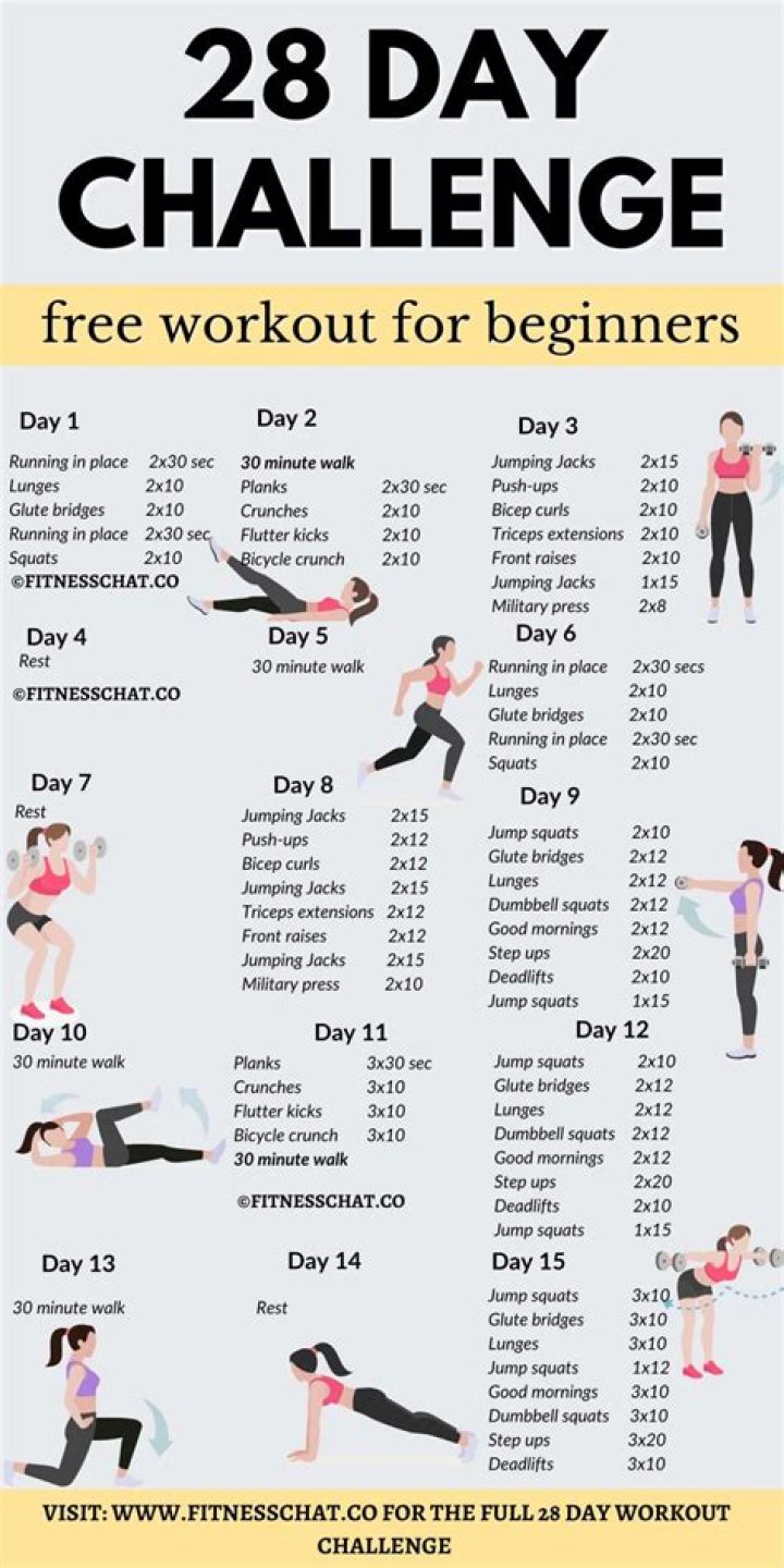 28-Day Workout Plan PDF: Get Fit in Just 28 Days