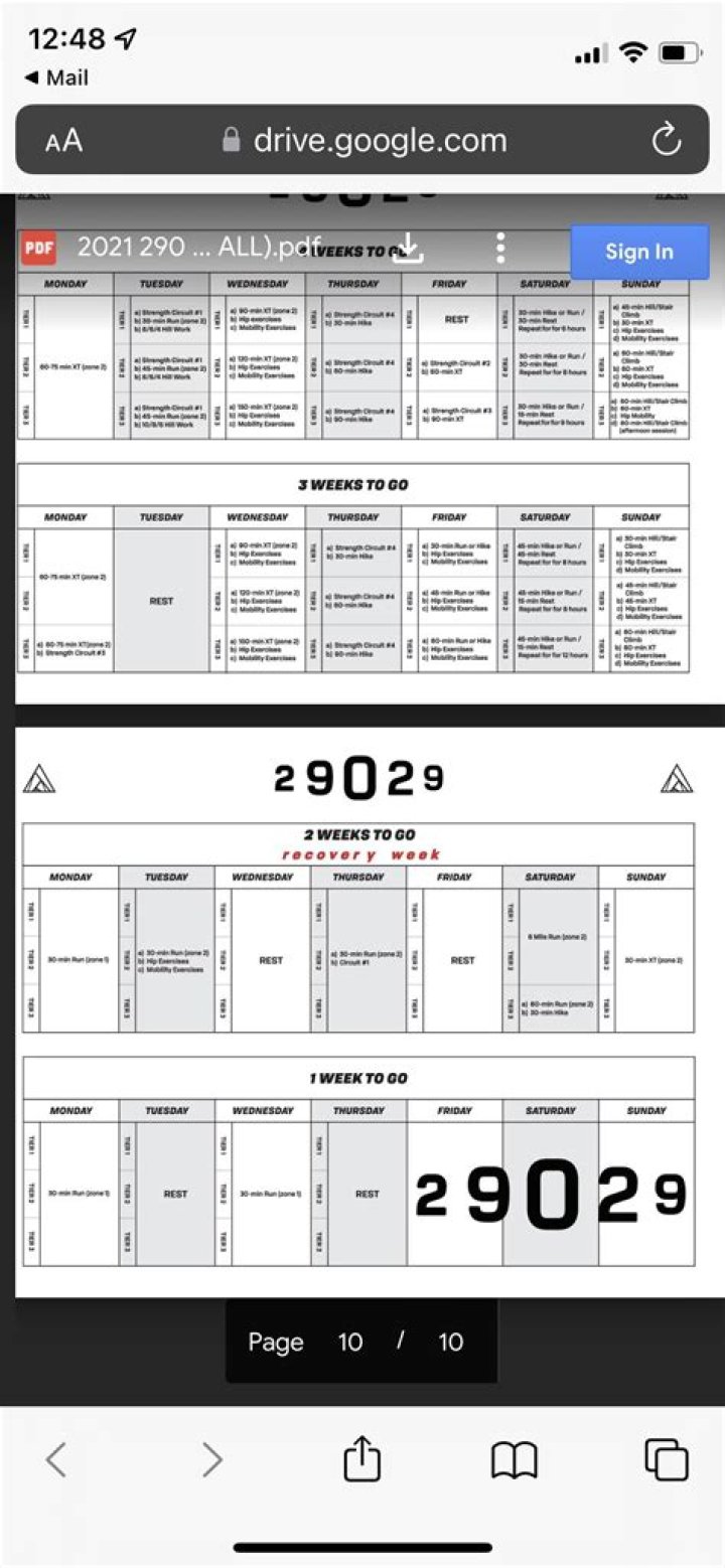 29029 Training Plan PDF: Master Your Fitness Goals with Step-by-Step Guide