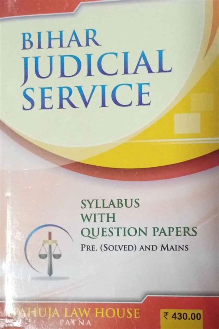29th Bihar Judicial Service Mains Exam Question Paper PDF Download