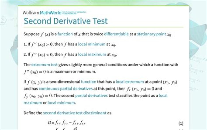 Mastering the 2nd Derivative Test: Calculus PDF Guide & Solution Manual