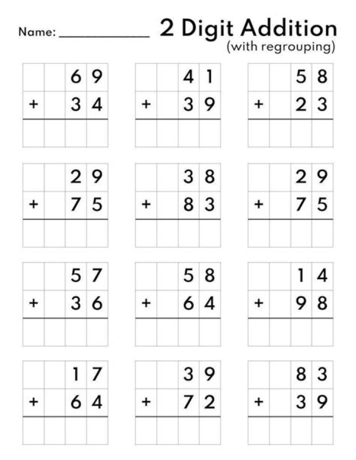 2nd Grade Addition Worksheets PDF for Easy Download