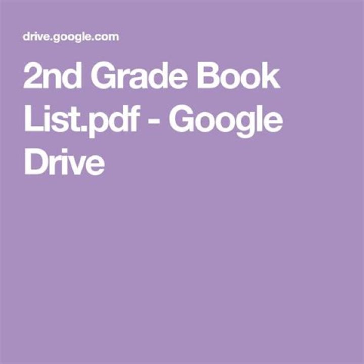2nd Grade Book List PDF: Fun Reading for Young Readers