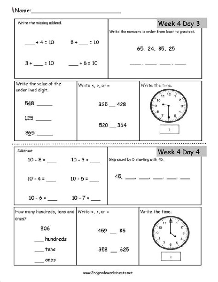 2nd Grade Citywide Math Practice Test PDF – Instant Download