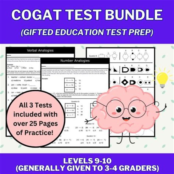 2nd Grade CogAT Practice Test PDF for Score Success