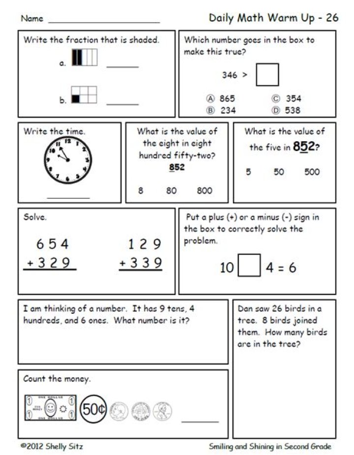 2nd Grade Common Core Math Worksheets PDF – Free Printable Practice