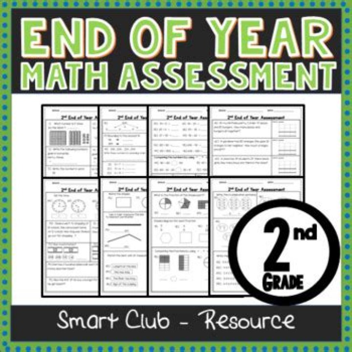 2nd Grade End of Year Math Test PDF – Practice & Preparation