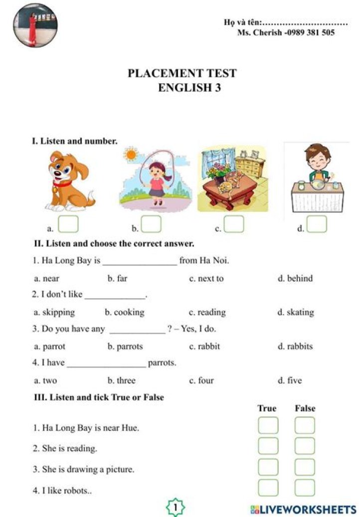 2nd Grade English Placement Test PDF – Accurate Placement Assessment
