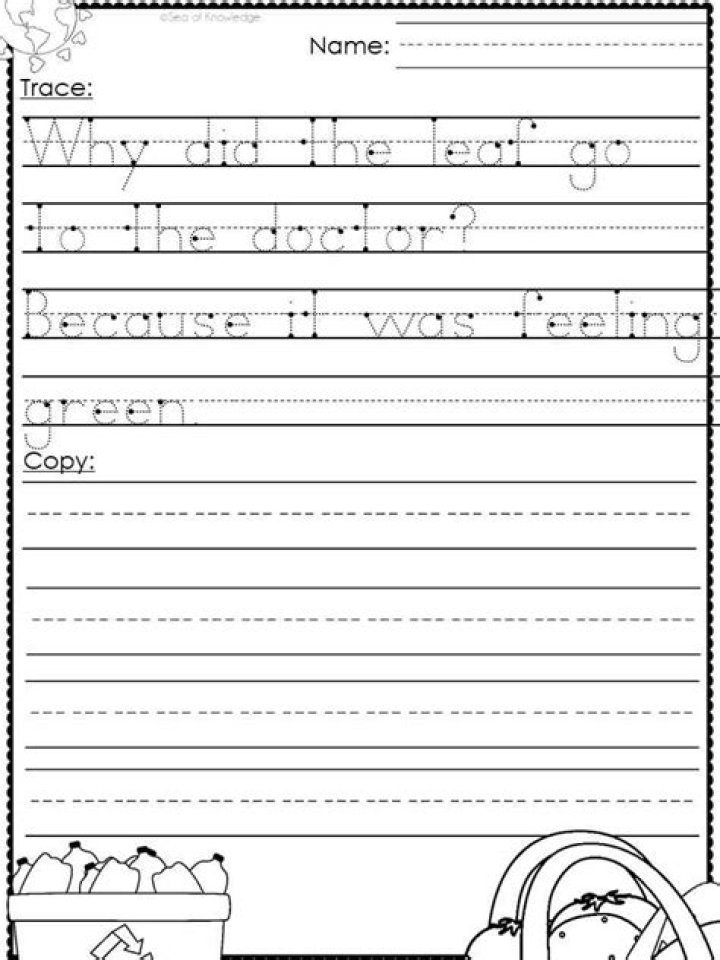 Free 2nd Grade Handwriting Worksheets PDF for Instant Download