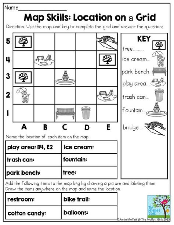 Free 2nd Grade Map Skills Worksheets PDF – Download Now