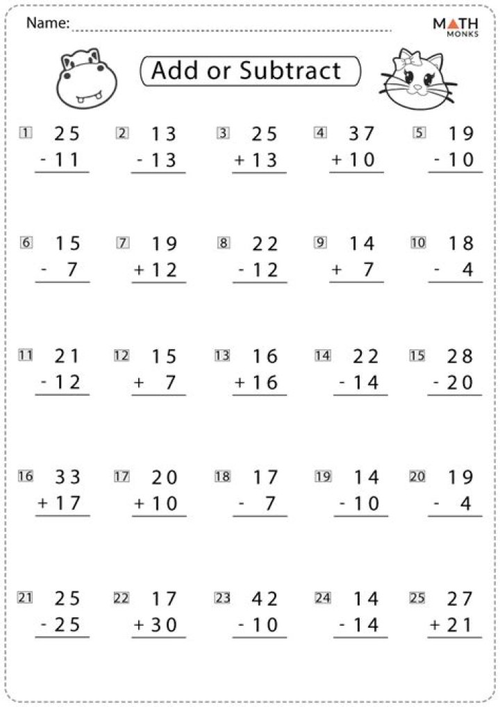 2nd Grade Math Addition Worksheets PDF – Free Printable Worksheets