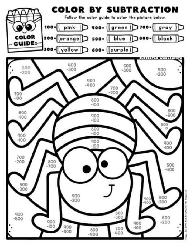Free 2nd Grade Math Coloring Worksheets PDF for Engaging Learning