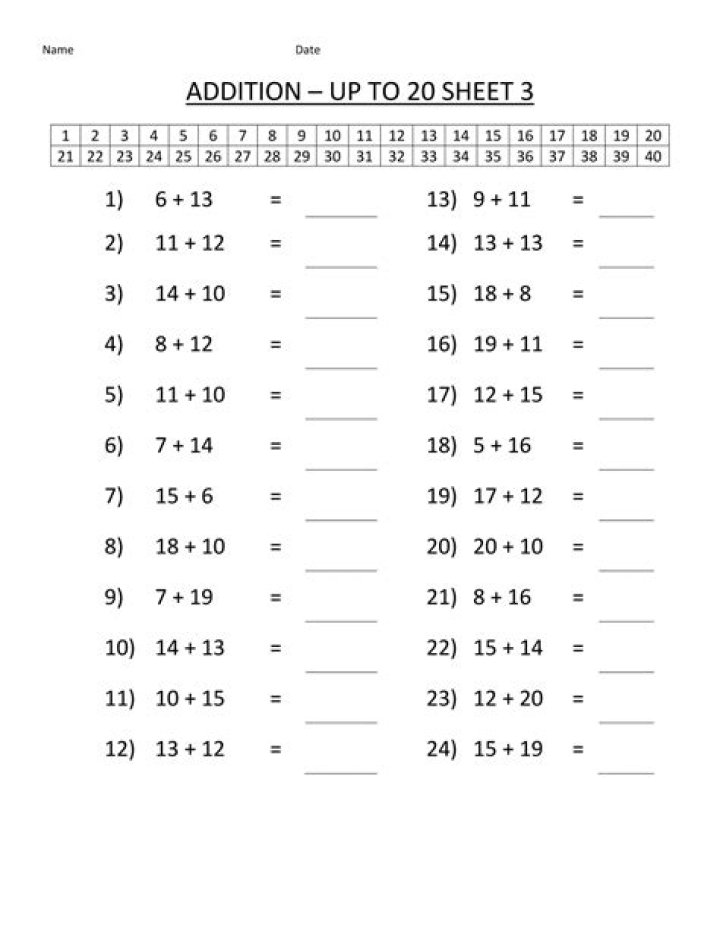Free 2nd Grade Math Fluency Worksheets PDF for Instant Practice