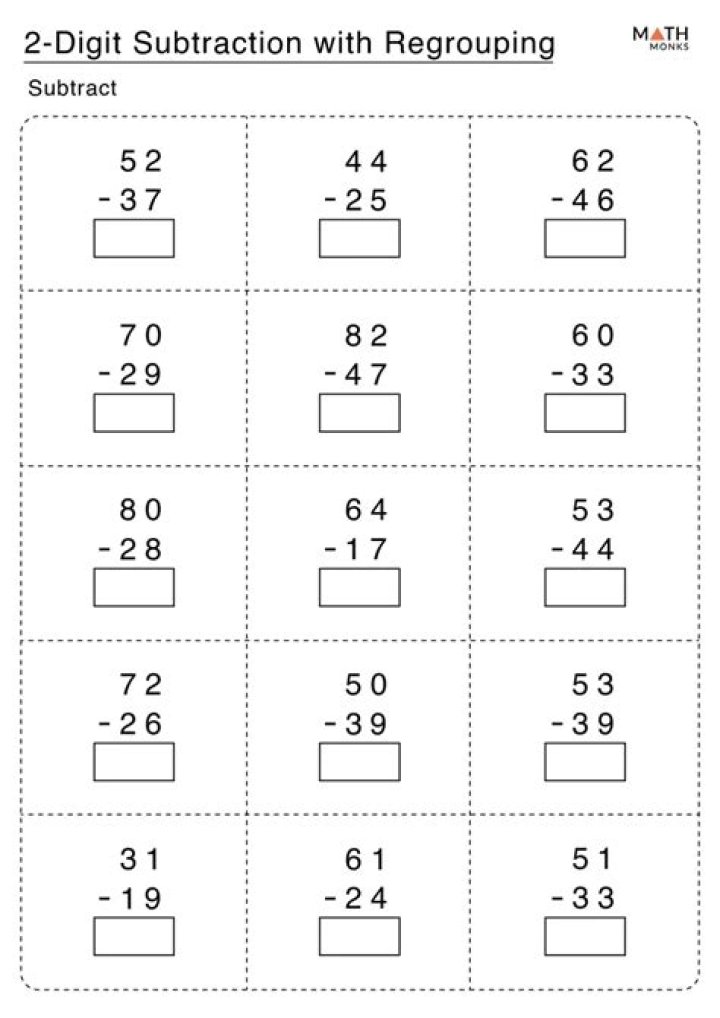 Free 2nd Grade Math Regrouping Worksheets PDF for Easy Practice