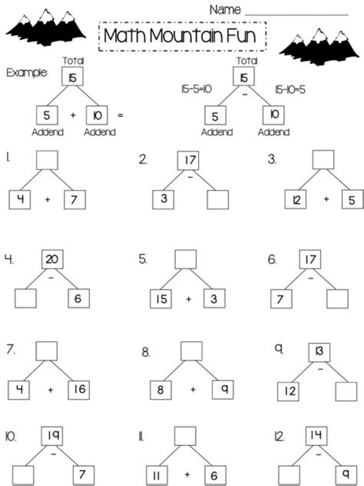 2nd Grade Math Vocab Worksheets PDF – Instant Download for Classroom Use