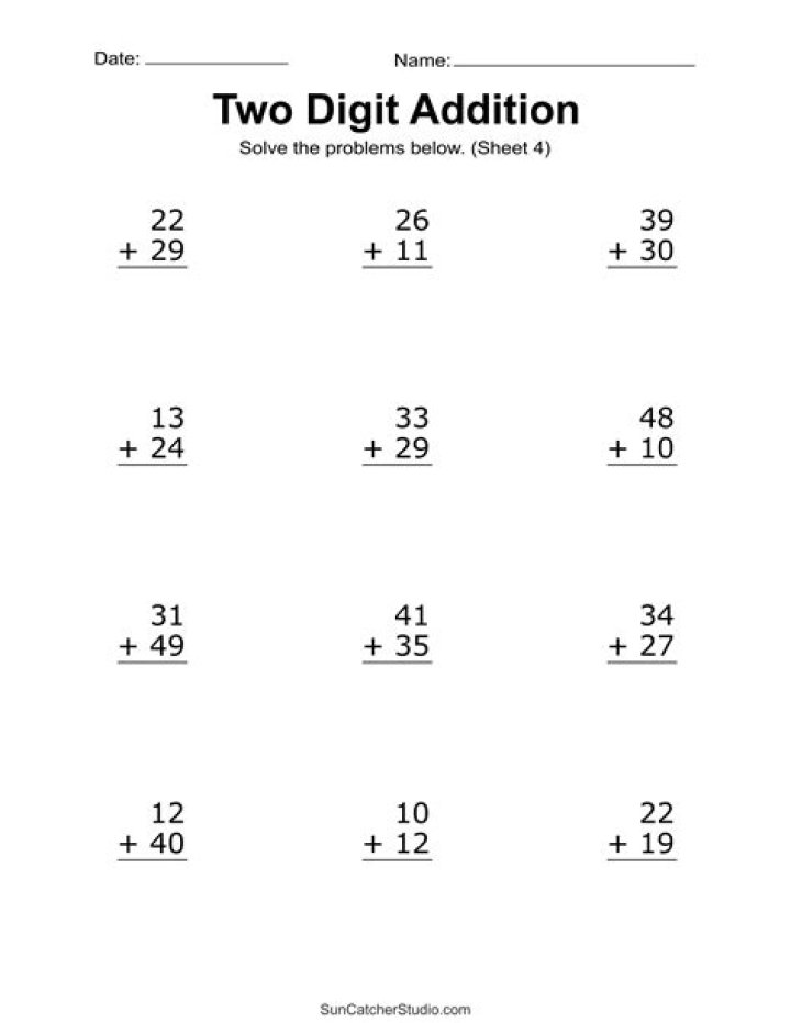 Free 2nd Grade Math Worksheets PDF Answer Key with Instant Grading