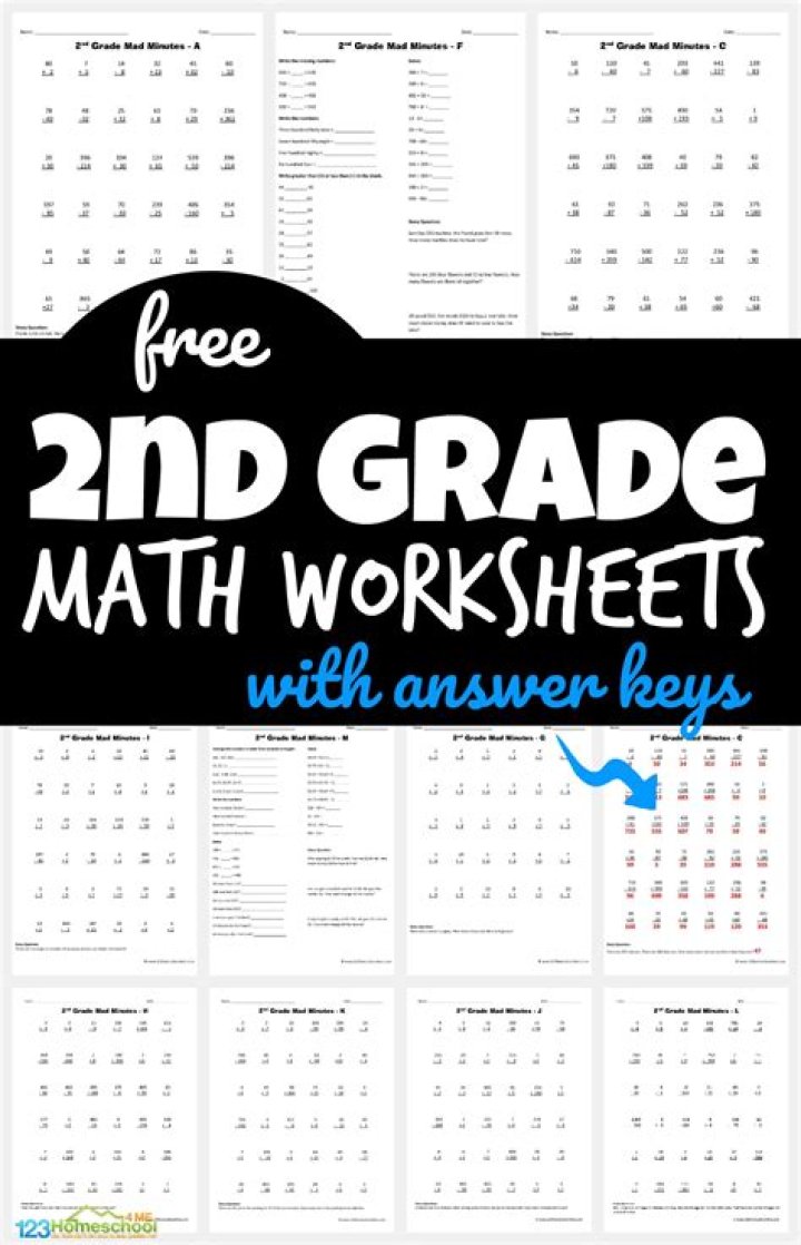 2nd Grade Math Worksheets PDF: Practice Tests & Worksheets