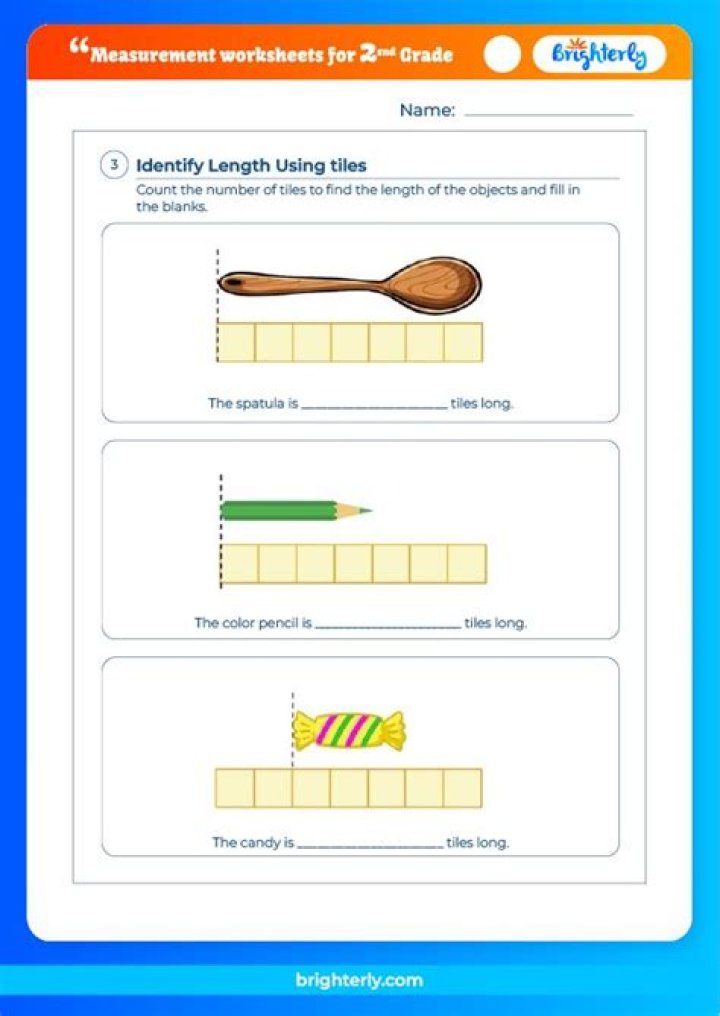 2nd Grade Measurement Worksheets PDF – Free Printable Practice