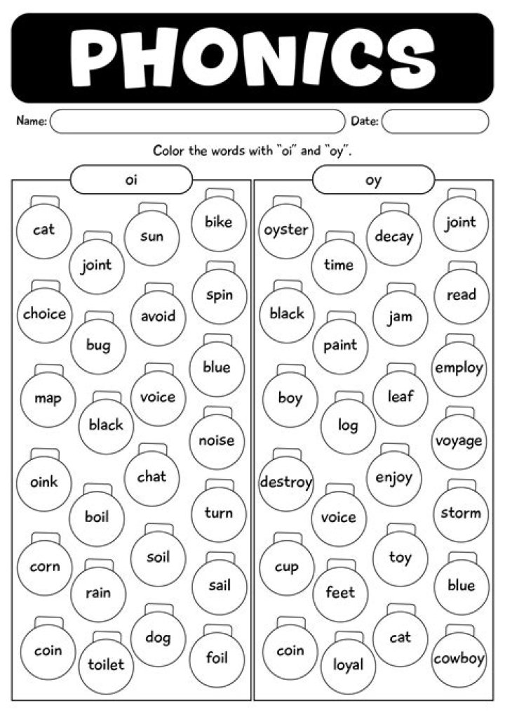 Free 2nd Grade Phonics Worksheets PDF for Easy Learning