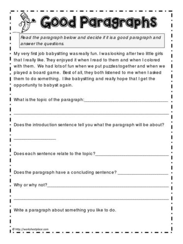 Free 2nd Grade Writing Worksheets PDF for Home & Classroom Use