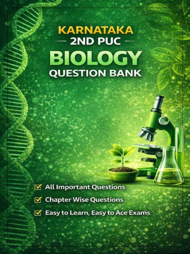 2nd PUC Biology Important Questions PDF – Exam-Ready Study Material