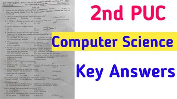 2nd PUC Computer Science Question Bank PDF – Perfect Study Resource