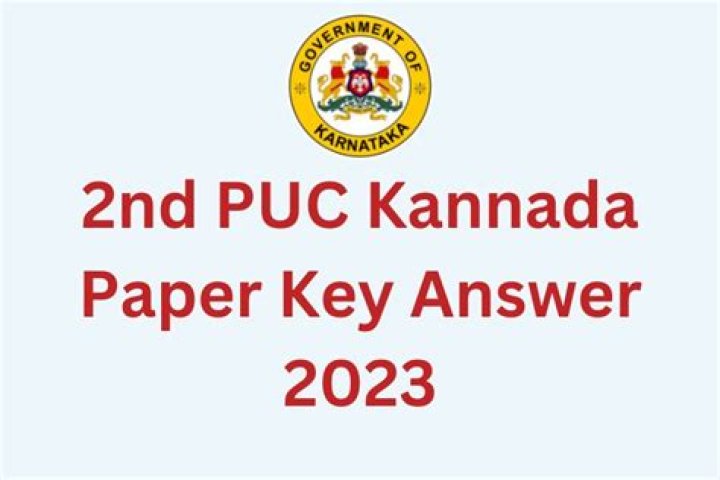 2nd PUC Kannada Question Paper PDF Free Download