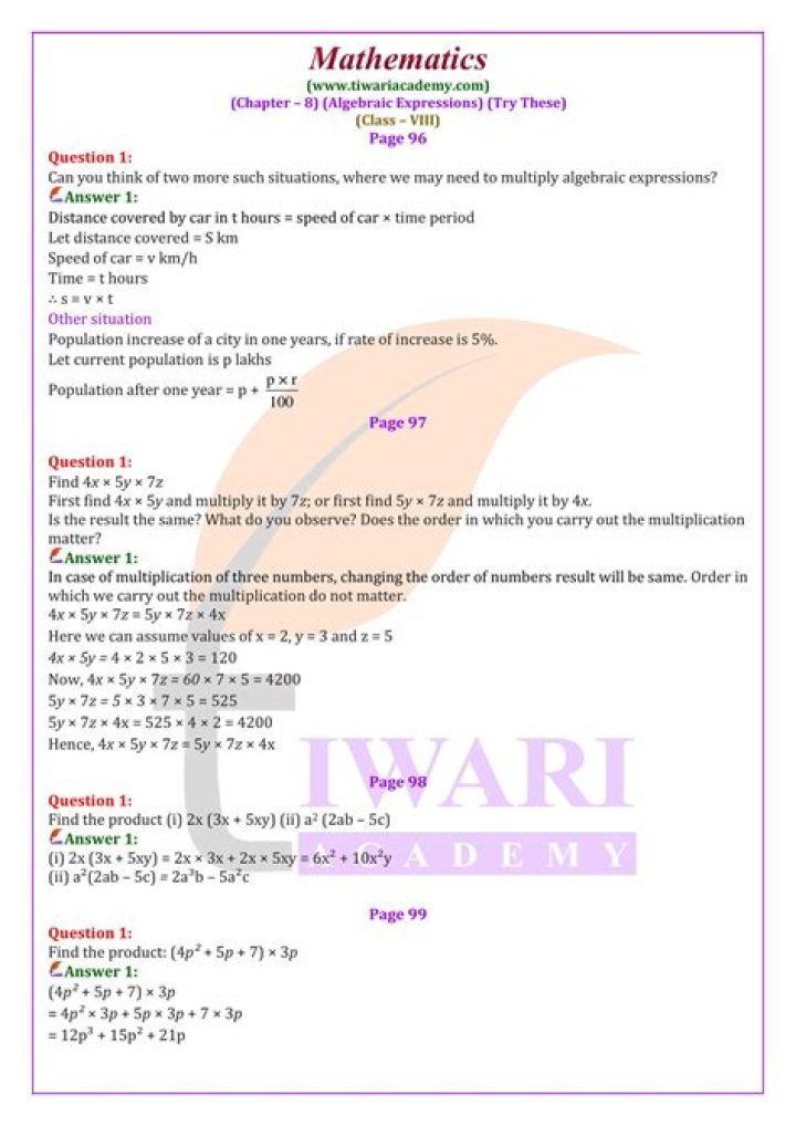 2nd PUC Maths Important Questions with Answers PDF – Download Now