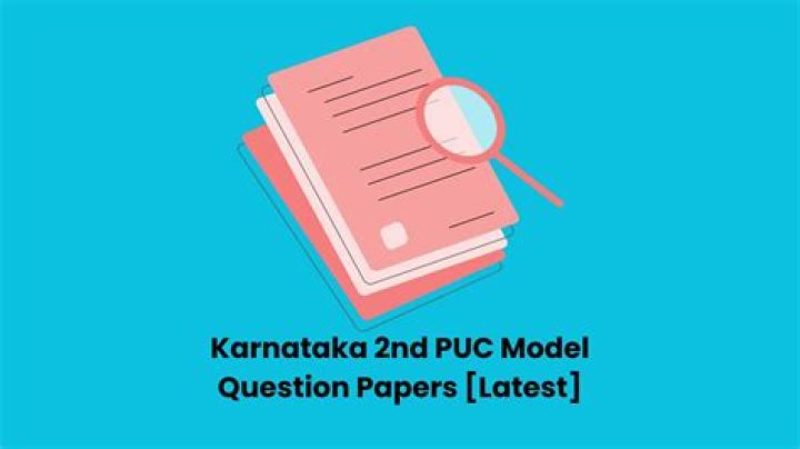 2nd PUC Model Question Paper 2019 Karnataka PDF Download