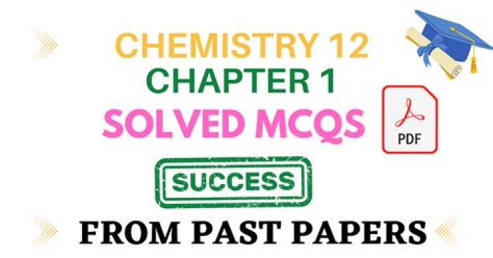 2nd Year Chemistry MCQs with Answers PDF – Perfect Study Guide