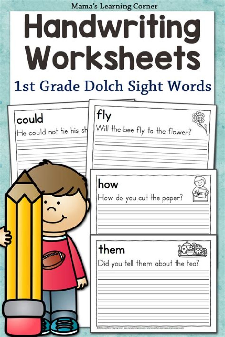 Free 2nd Grade Handwriting Worksheets PDF – Printable Practice Sheets