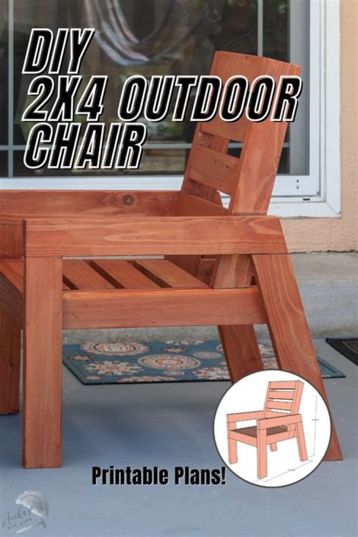 2x4 Chair Plans PDF: Easy DIY Blueprint for Sturdy Backyard & Indoor Seating