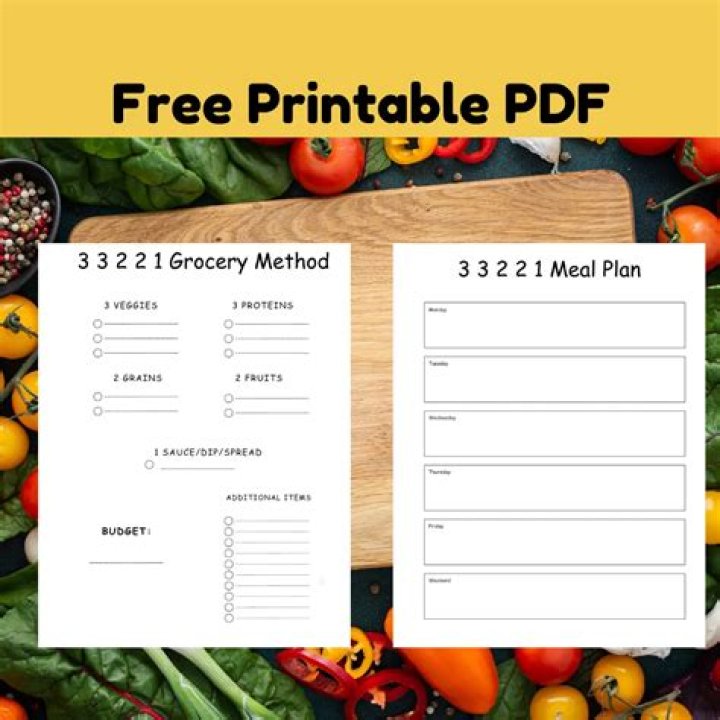 3 30 20 Meal Plan PDF: Easy Weight Loss Guide