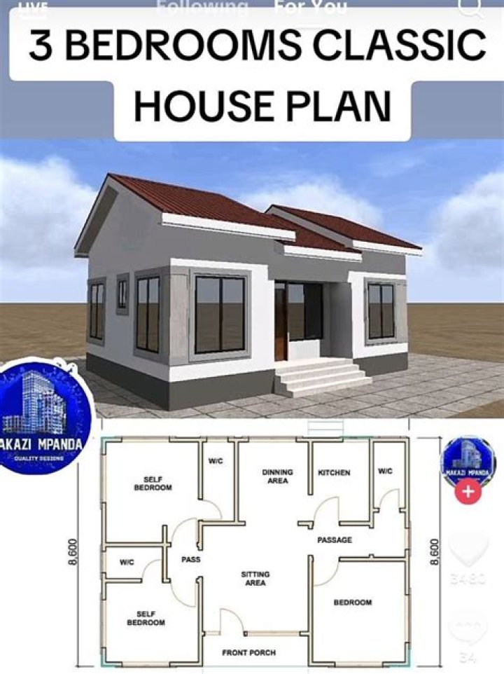 3 Bedroom Building Plans PDF – Download Free Construction Plans