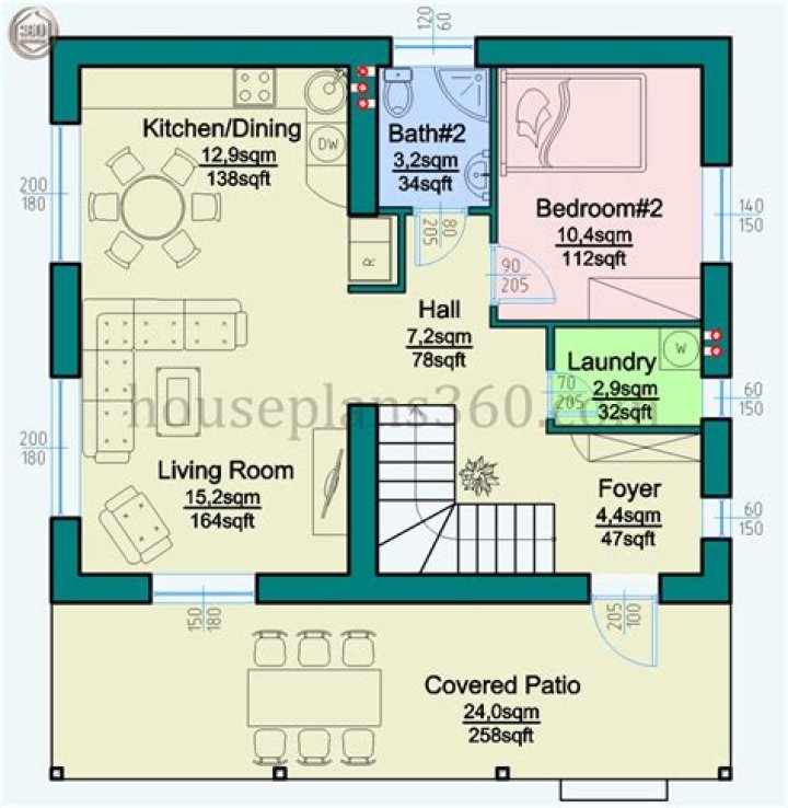 3 Bedroom Double Storey House Plans PDF – Download Full Blueprint