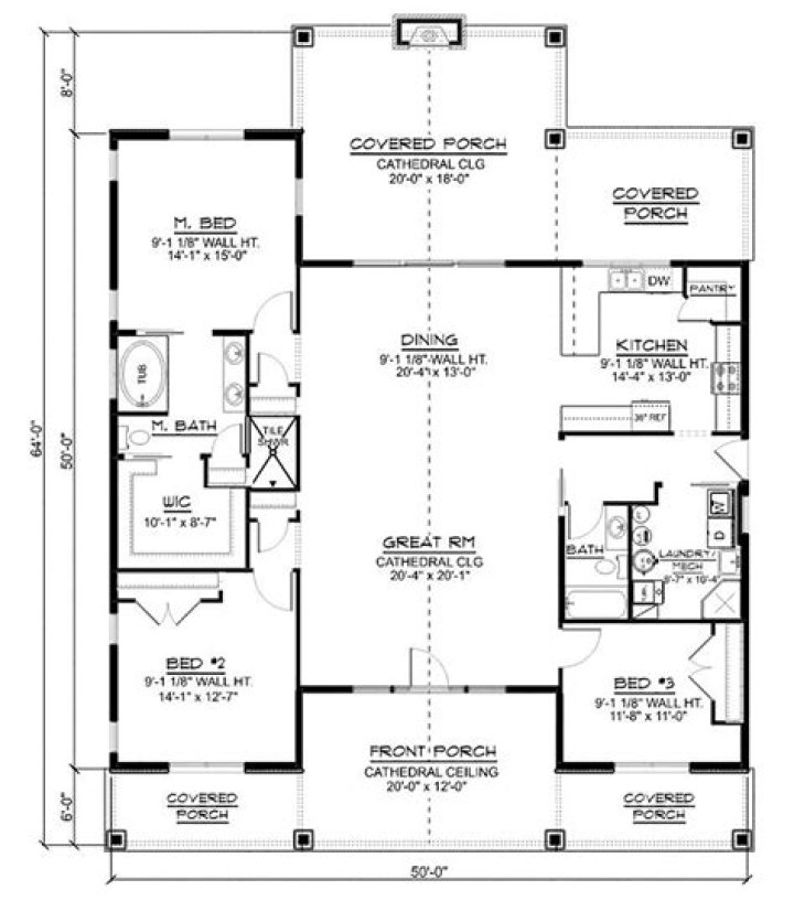 3 Bedroom Floor Plans PDF – Download Free Home Layouts