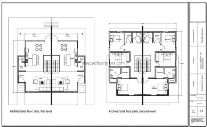 3 Bedroom Semi Detached House Plans PDF – Download Full Blueprints Now