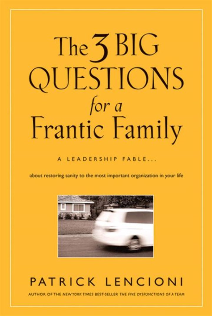 3 Questions for a Frantic Family PDF: Quick Stress Relief