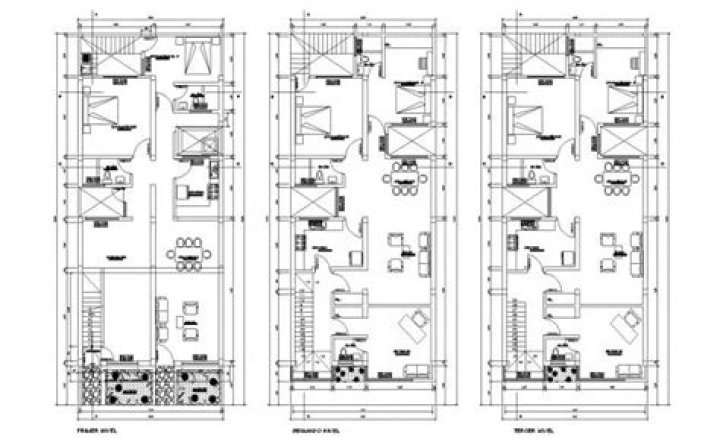 3-Storey Apartment Building Complete Plan PDF Download