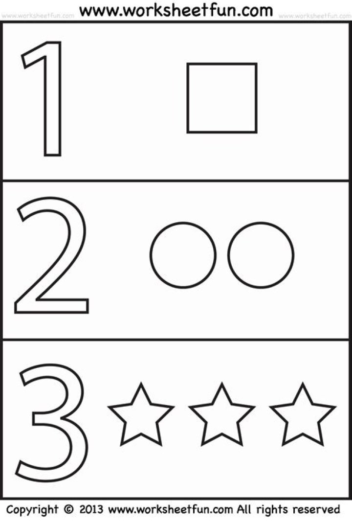 3 Years Old Worksheet PDF – Free Printable Activity Sheets