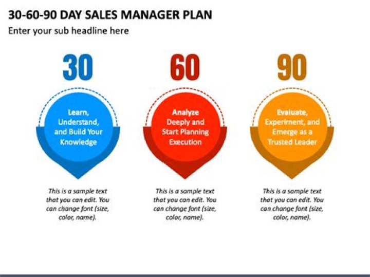 30-60-90 Day Sales Manager Business Plan | PDF Templates
