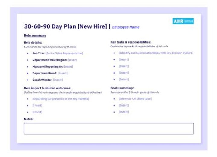 30-60-90 Plan Template PDF: Step-by-Step Career Growth Guide