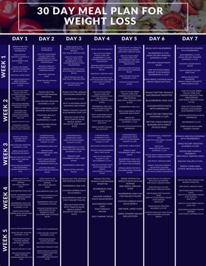 30-Day Proven Diet Plan for Weight Loss PDF – Lose Weight Fast
