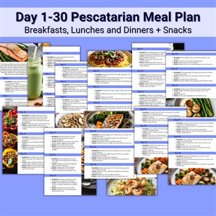 30-Day Pescatarian Diet Plan PDF – Full Weekly Meal Guide