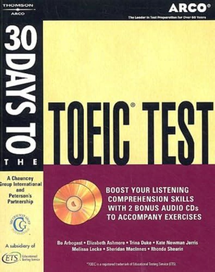 30 Days to Toeic Test Success: PDF & 2CD Study Guide