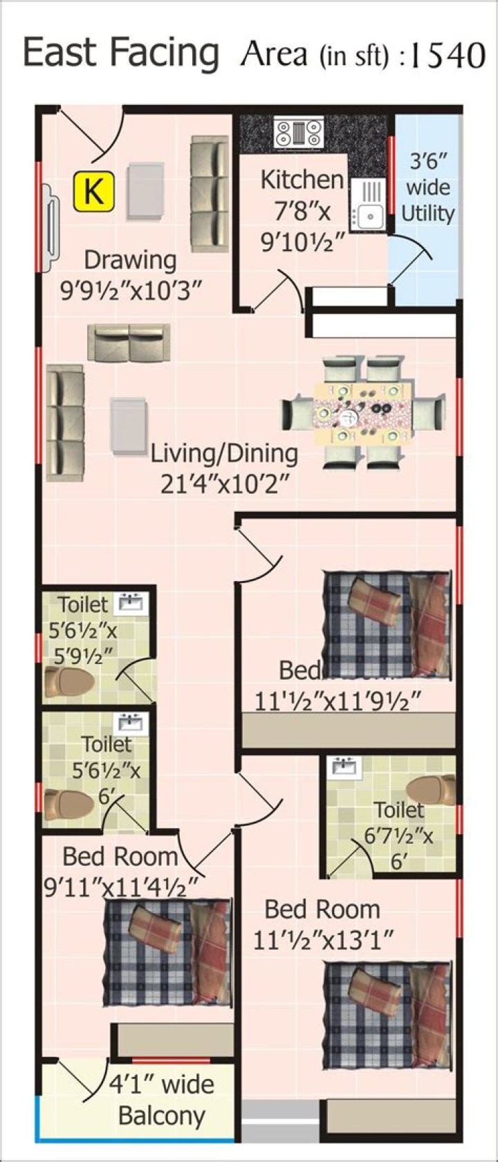 30 Feet by 60 Feet House Plans PDF – Ready-to-Print Designs