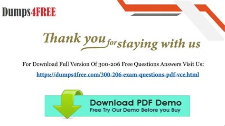 300-206 Exam Questions PDF: Comprehensive Practice & Solutions