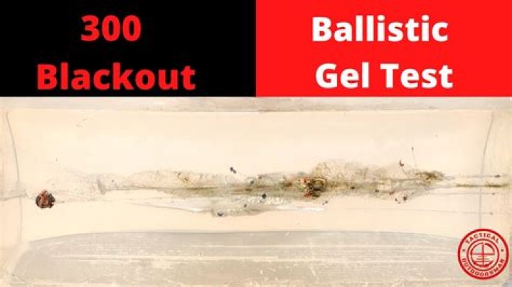 300 Blackout Testing Gelatin PDF: Full Test Results & Safety Data