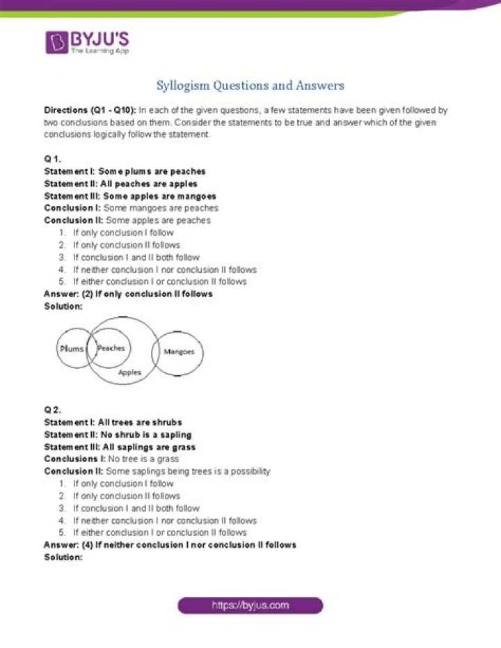 Master 300 Syllogism Questions PDF: Expert Practice & Solutions