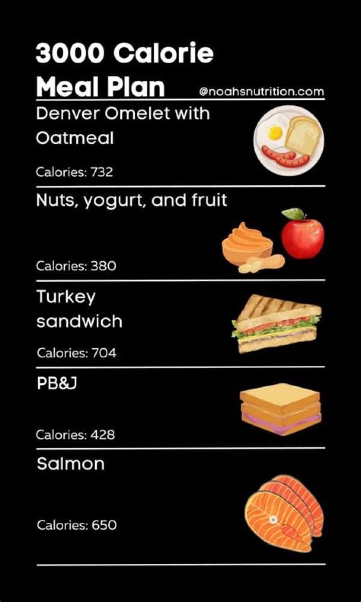 3000-Calorie Meal Plan PDF: Fuel Your Day with 3000 Calories